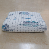 Handcrafted Kids Quilt with Traditional Block Print | Soft & Cozy Cotton Quilt for Babies & Toddlers