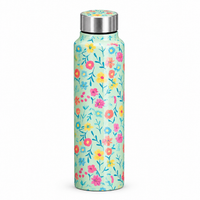 Traditional Design Handcrafted Eco-Friendly Meenakari Steel Bottle(1L)