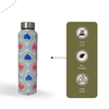 Handcrafted Eco-Friendly Meenakari Stainless Steel Bottle(1L)-Heart