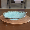 Ceramic Mint Leaf Serving Salad Platter | Tableware