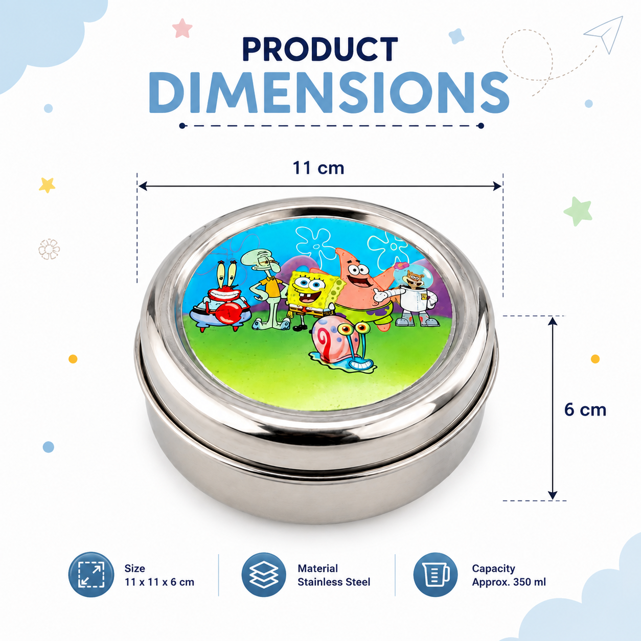 Cartoon Character Kids Snack Box