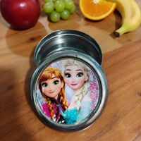 Cartoon Character Kids Snack Box | Set of 4(Disneyprincess-Unicorn-Annaelsa-Peppapig)