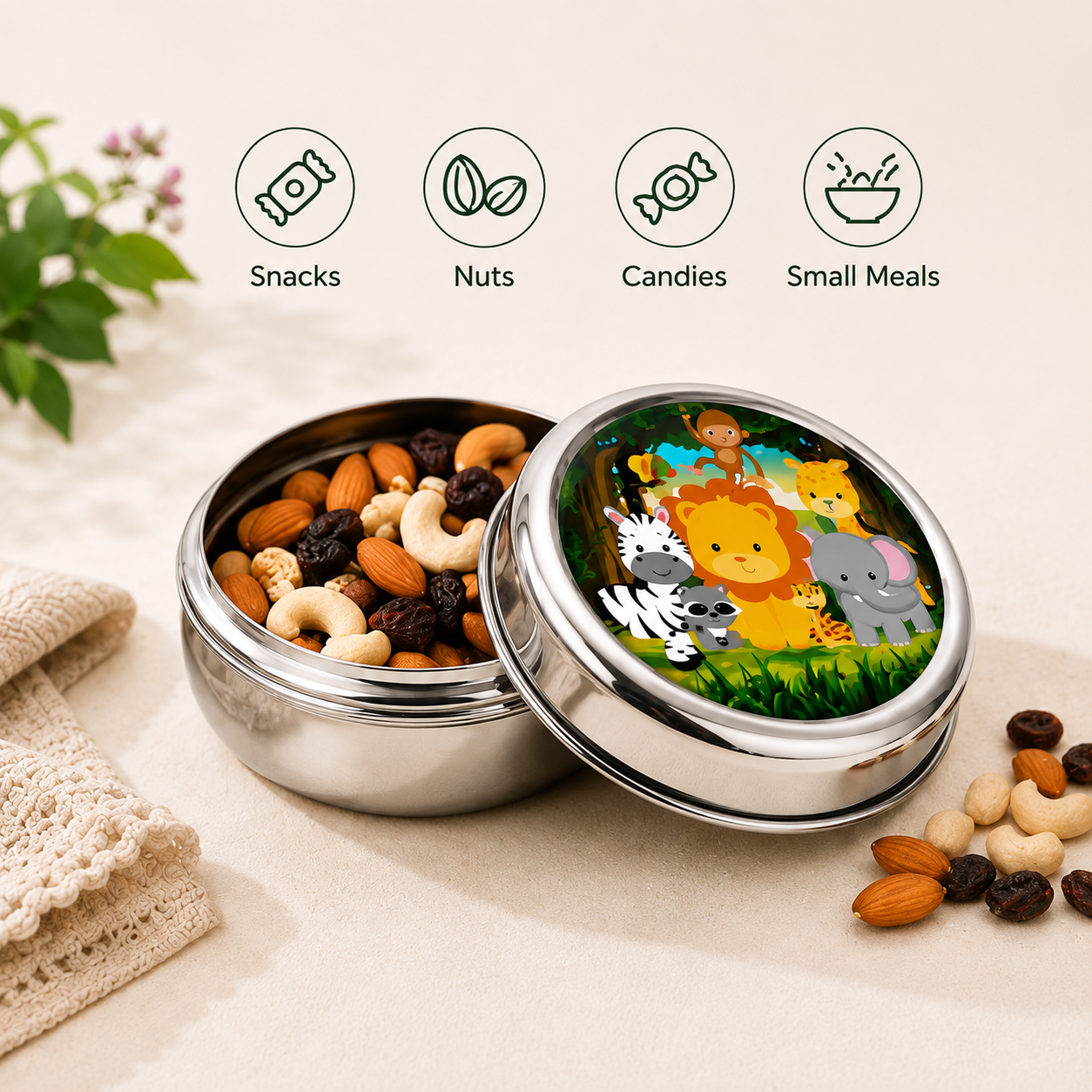 Cartoon Character Kids Snack Box