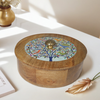 Elegant Tree Of Life Wooden Roti Box  | Ecofriendly Tableware | Stylish & Durable