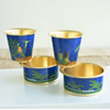 Handcrafted Brass South Indian Coffee Dabara Set of 2