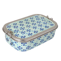 Stainless Steel Floral Print Lunchbox