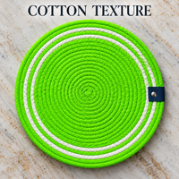Handwoven Round Dining Table Placemats – Set of 4