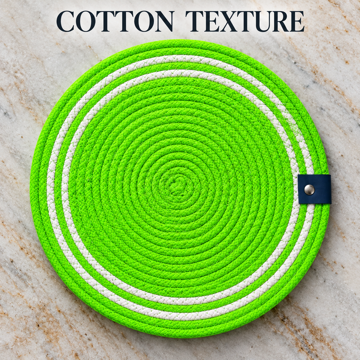 Handwoven Round Dining Table Placemats – Set of 4
