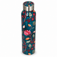 Traditional Design Handcrafted Eco-Friendly Meenakari Steel Bottle(1L)