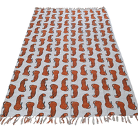 Cotton Handcrafted Throw Blanket | Perfect for Living Room and Bedroom Decor| Perfect for Living Room and Bedroom Decor