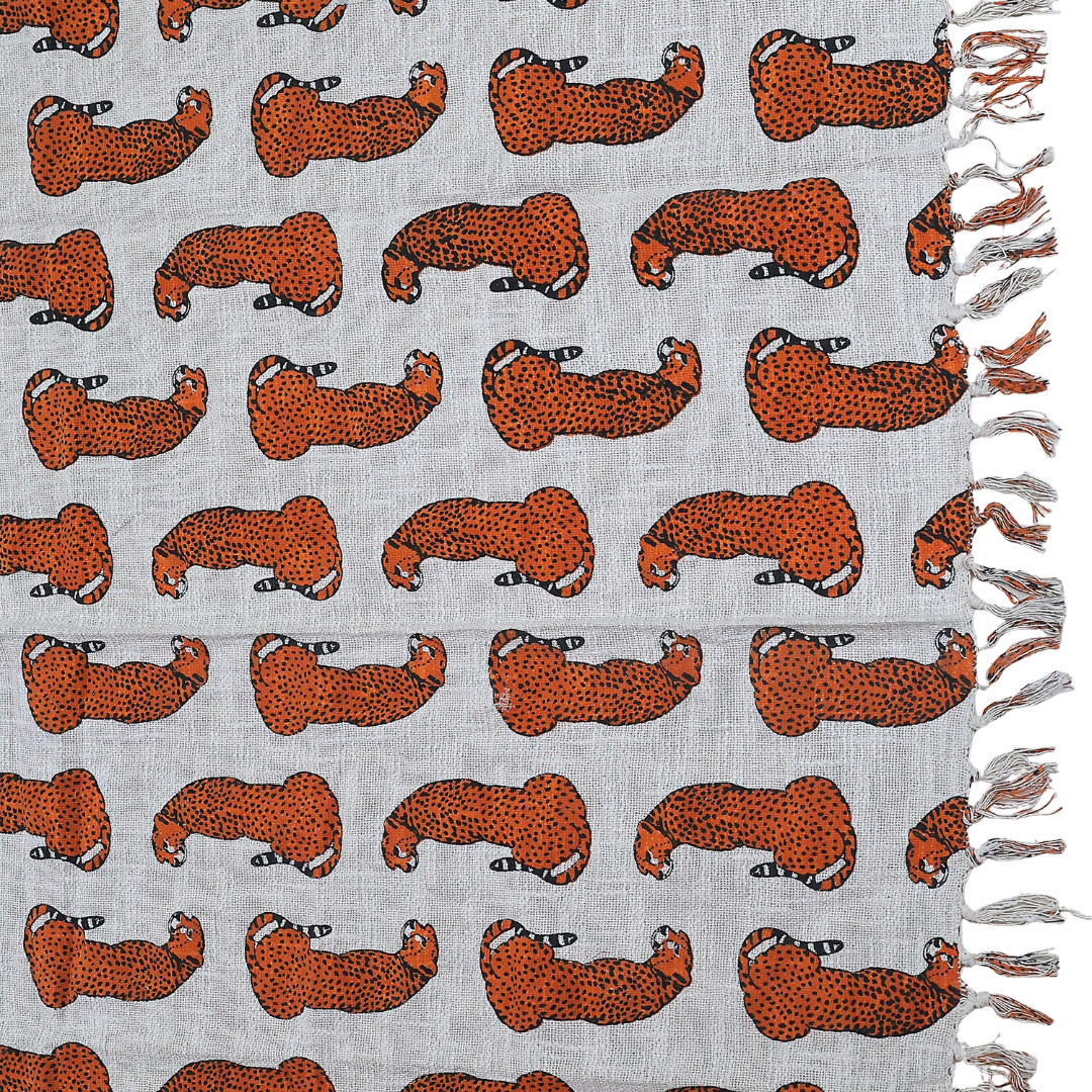 Cotton Handcrafted Throw Blanket | Perfect for Living Room and Bedroom Decor| Perfect for Living Room and Bedroom Decor