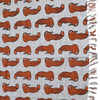 Wild Cheetah Block Print Cotton Throw  | Perfect for Living Room and Bedroom Decor