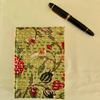 Navy Blue Floral Block Print Diary | Handmade Diary for Writing & Notes