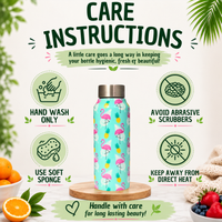 Handcrafted Eco-Friendly Meenakari Steel Bottle(750 ML)