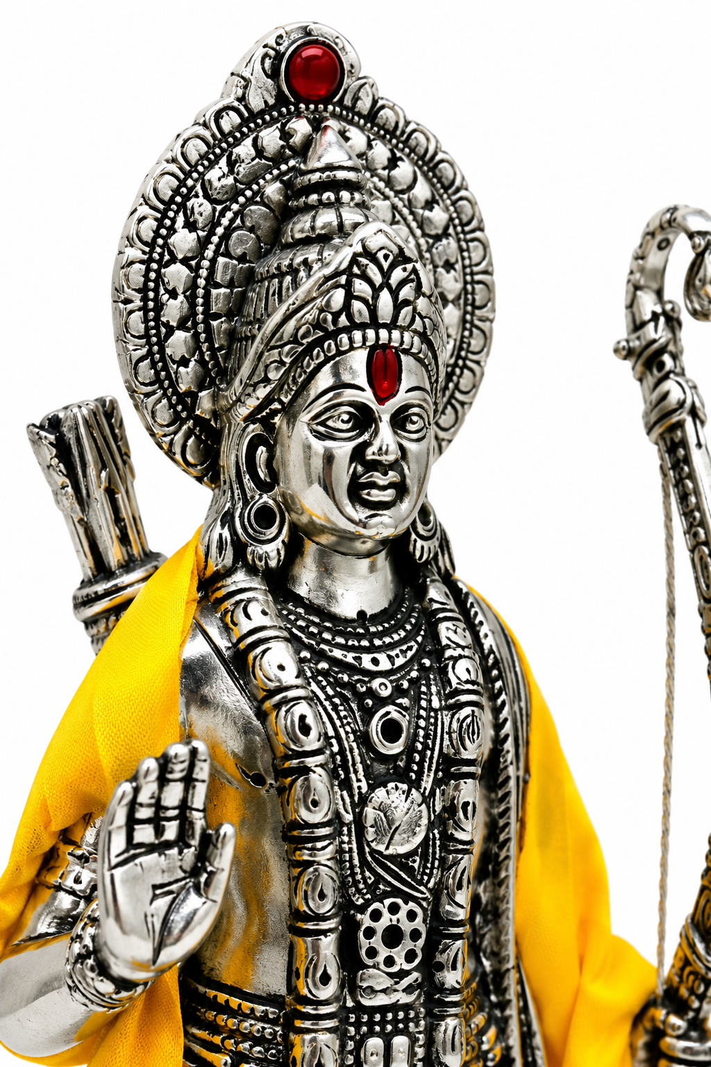 Lord Ram Idol – Silver Finish