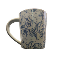 Royal Norfolk Blue Floral Coffee Mugs - Set of 2