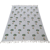 Koala & Palm Tree Block Print Kids Cotton Throw  | Perfect for Living Room and Bedroom Decor