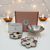 Diwali Gift Box – Urli & Metal Wax Diya Combo