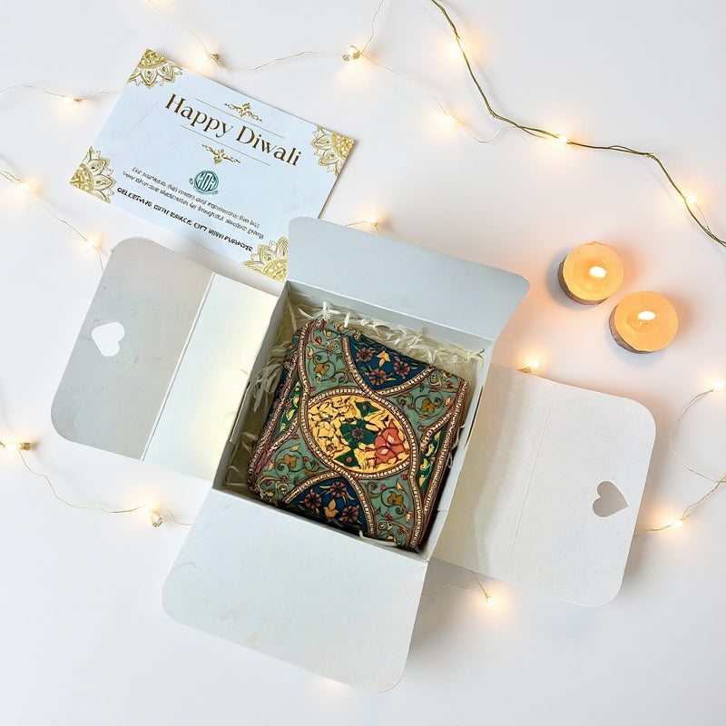 Festive MDF Coaster Set for Diwali Gifting