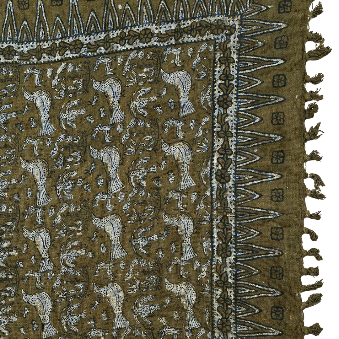 Cotton Handcrafted Throw Blanket | Perfect for Living Room and Bedroom Decor| Perfect for Living Room and Bedroom Decor