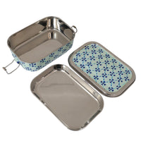 Stainless Steel Floral Print Lunchbox