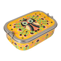 Stainless Steel Owl Print Lunchbox