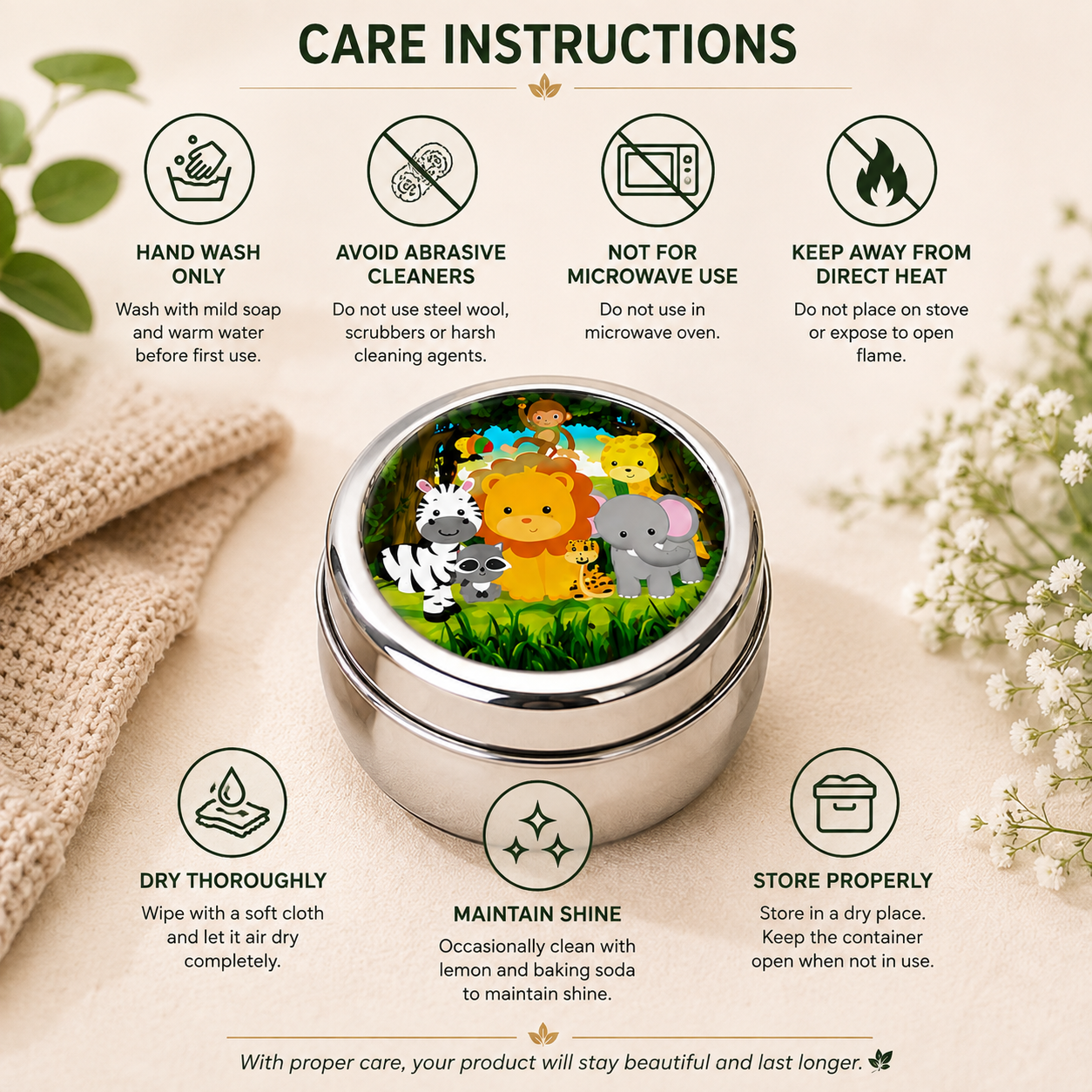 Cartoon Character Kids Snack Box