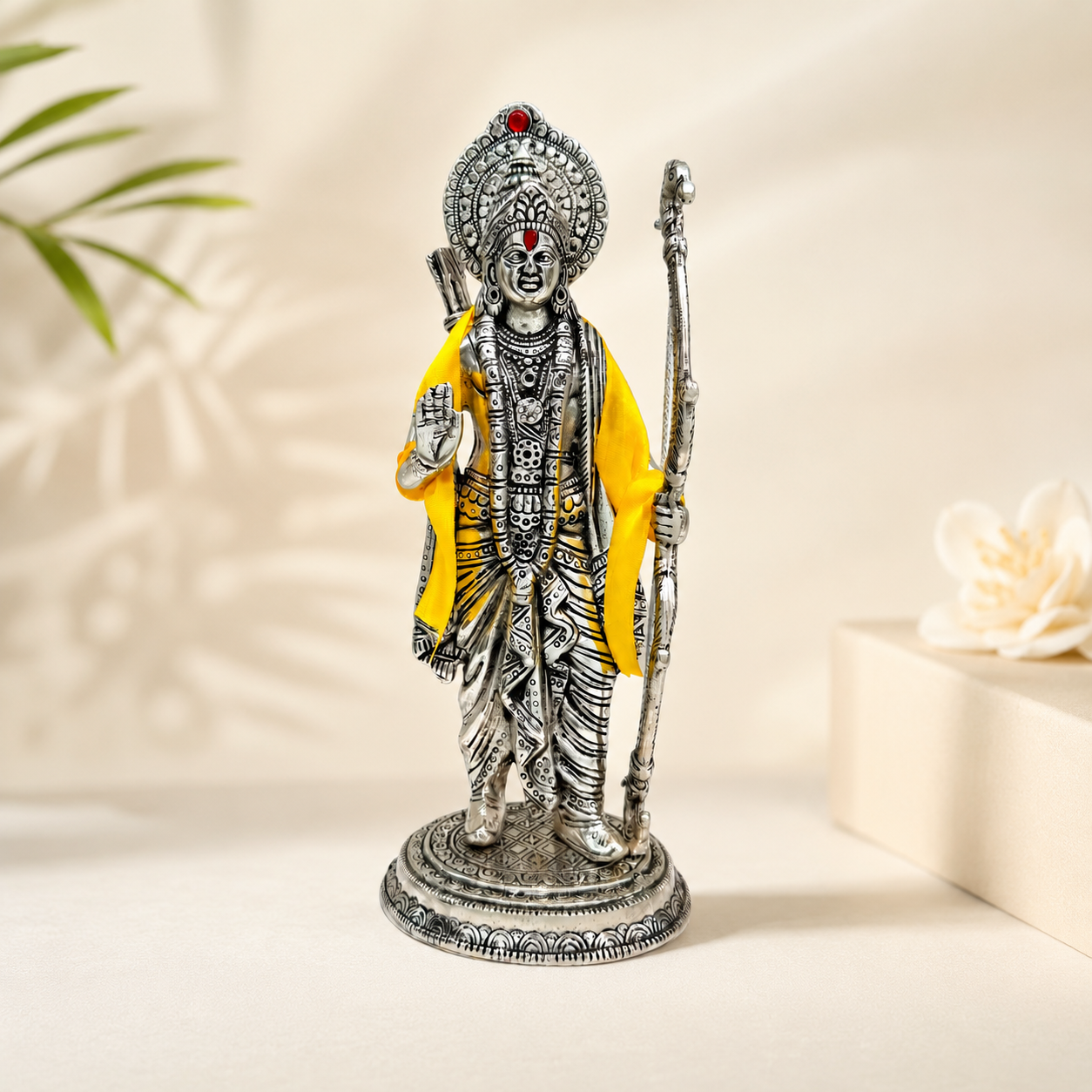 Lord Ram Idol – Silver Finish