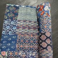 Handcrafted Block Print Bedcover with Patchwork | Artisan-Made 100% Cotton Bedspread