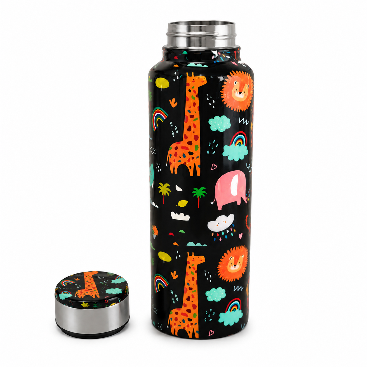 Handcrafted Eco-Friendly Meenakari Steel Bottle(750 ML)