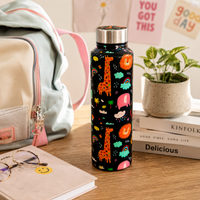 Handcrafted Eco-Friendly Meenakari Steel Bottle(750 ML)
