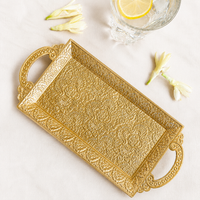 Handcrafted Brass Snack Tray