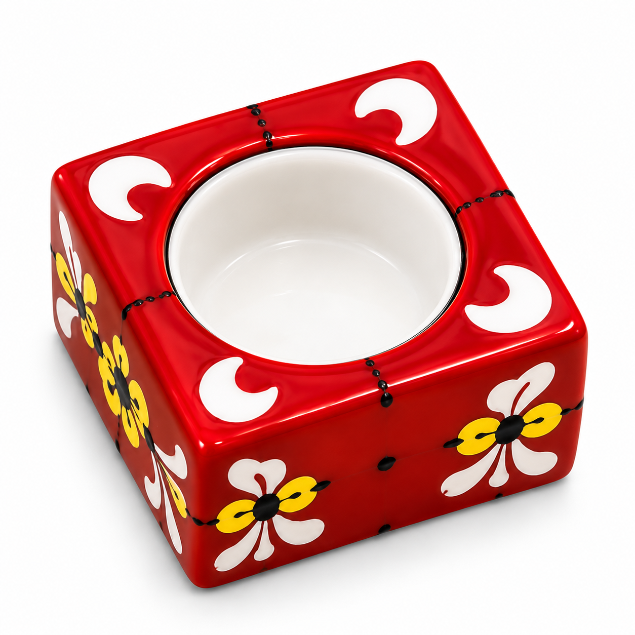 Meenakari Square Diya Candle Holder Set of 6