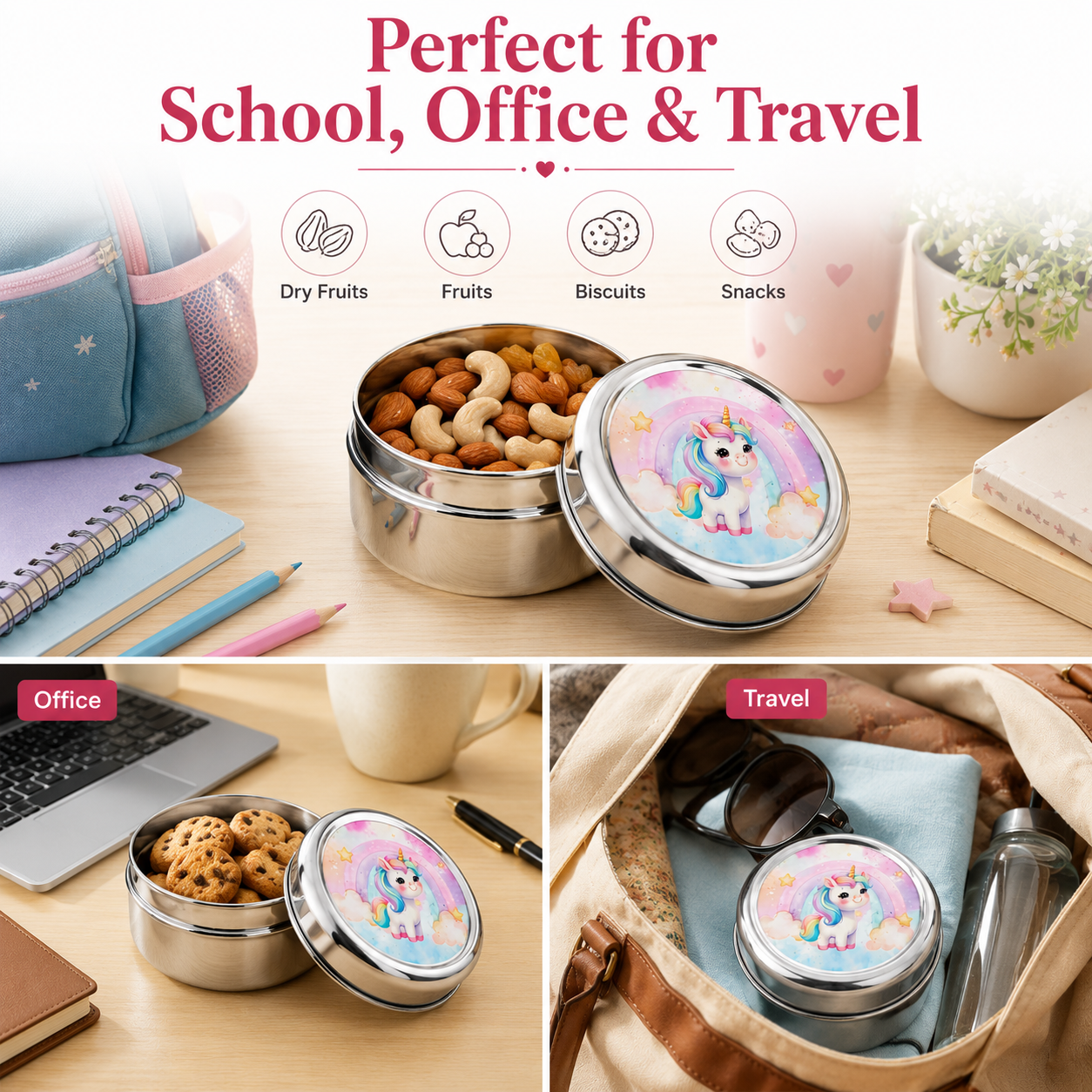Cartoon Character Kids Snack Box