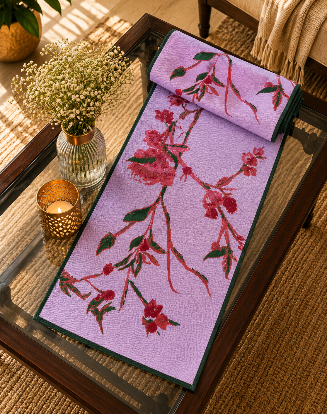 Premium Cotton Table Runner for Dining Table