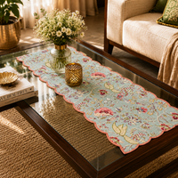 Reversible Cotton Table Runner for Dining Table