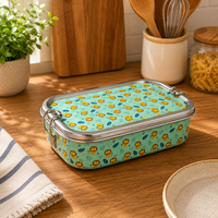 Eco-Friendly Meenakari Steel Tiffin Box – Stylish & Durable - Jungle