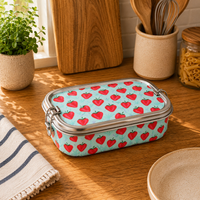 Eco-Friendly Meenakari Steel Tiffin Box – Stylish & Durable - Jungle