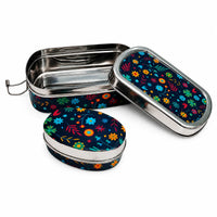 Stainless Steel Lunch Box & Water Thermos Set