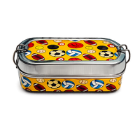 Eco-Friendly Meenakari Steel Tiffin Box