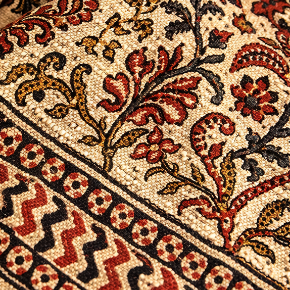 Cotton Handcrafted Throw Blanket | Perfect for Living Room and Bedroom Decor