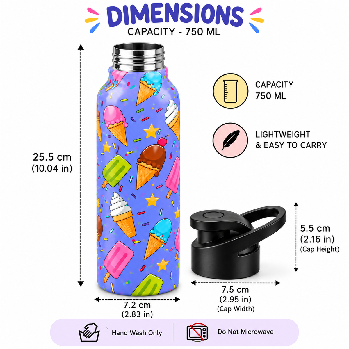 Stainless Steel Lunch Box & Water Sipper (750 ML) Set