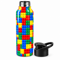 Stainless Steel Lunch Box & Water Sipper (750 ML) Set