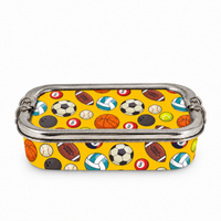 Stainless Steel Lunch Box & Water Sipper (750 ML) Set