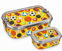 Stainless Steel Lunch Box & Water Sipper (750 ML) Set