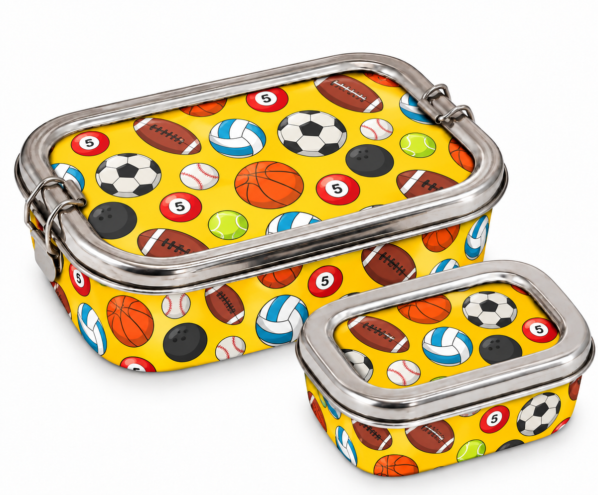 Stainless Steel Lunch Box & Water Sipper (750 ML) Set
