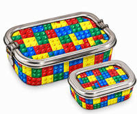 Stainless Steel Lunch Box & Water Sipper (750 ML) Set