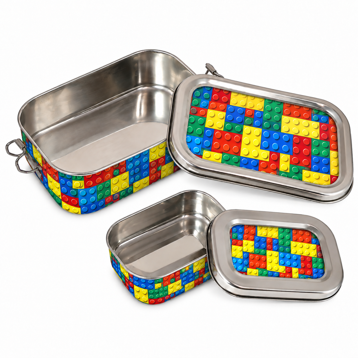 Stainless Steel Lunch Box & Water Sipper (750 ML) Set