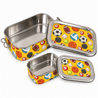 Stainless Steel Lunch Box & Water Sipper (750 ML) Set