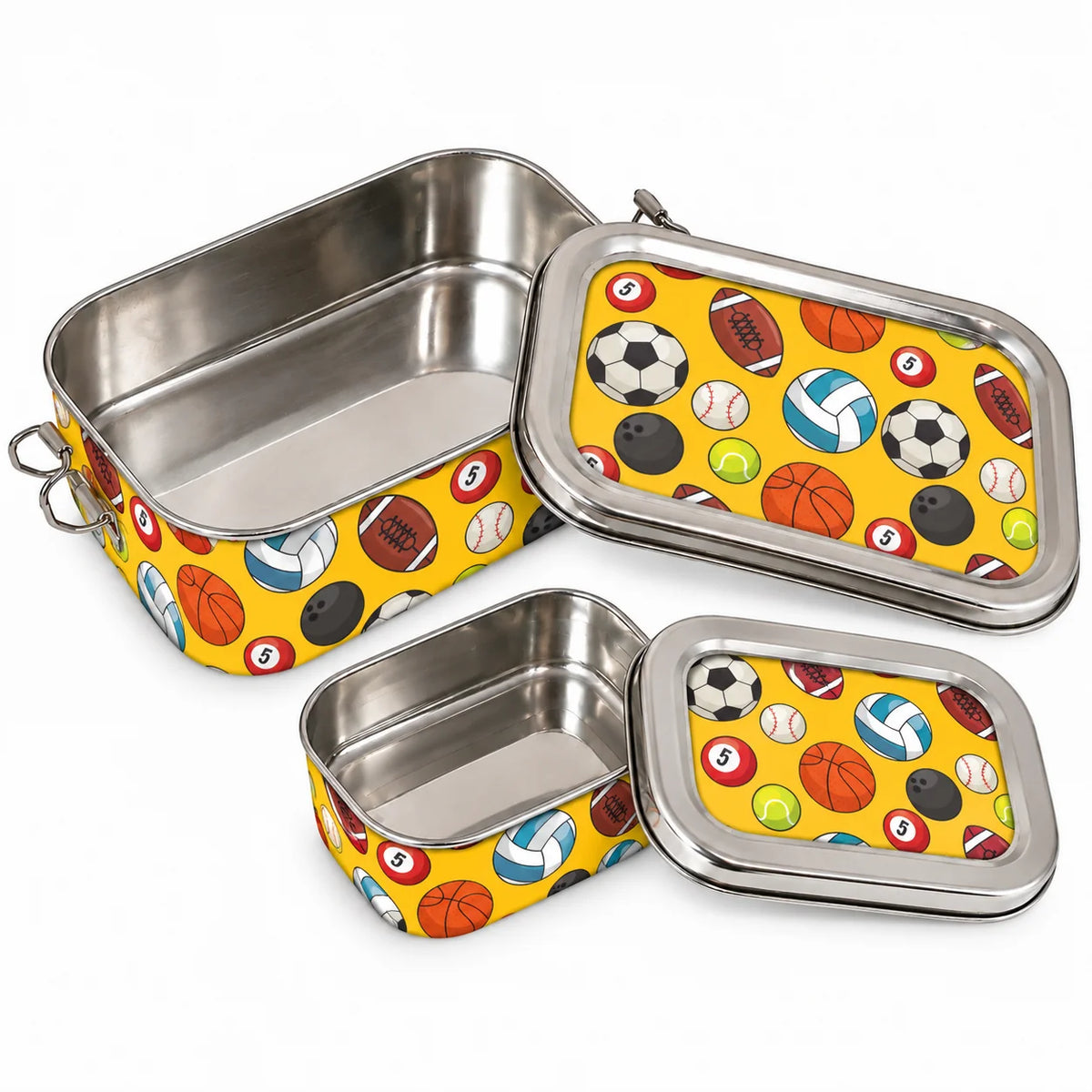 Stainless Steel Lunch Box , Snack Box & Water Sipper (750 ML) Set